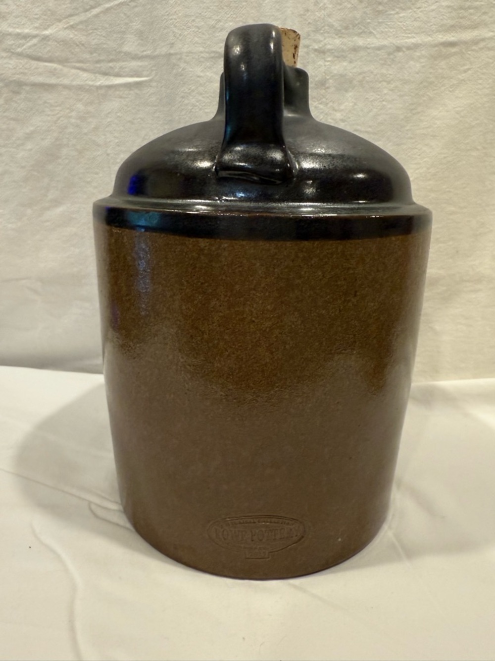 Rowe Pottery Historical Collection Brown Glazed Stoneware Stacker Jug - Picture 2 of 8